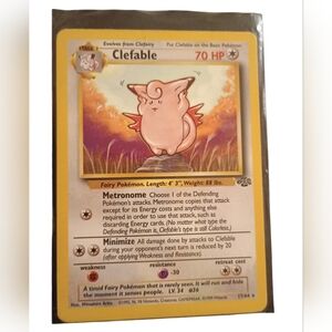 Clefable Pokémon Card - First Edition